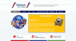 Desktop Screenshot of falcon-transport.co.uk